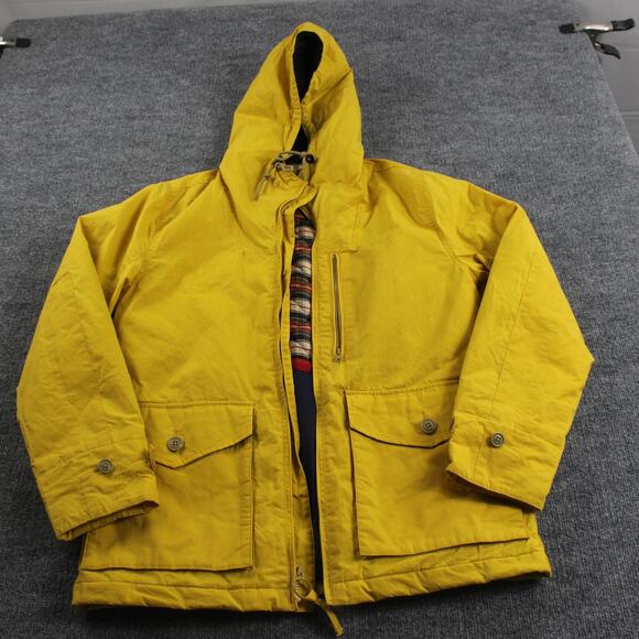 Wallace Barnes Jacket Men Small Fisherman Scottish Waxed Cotton Outdoor J Crew - Picture 1 of 16